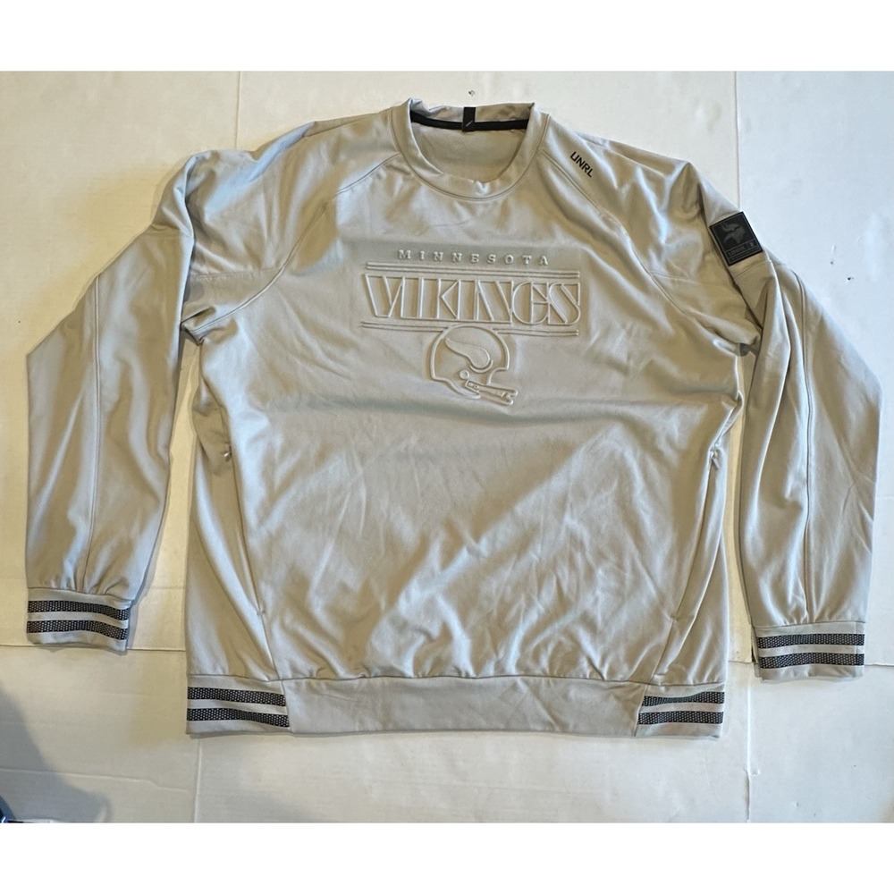 UNRL x Minnesota Vikings  '23 Crossover Crewneck No.2 Limited Edition Men's XL